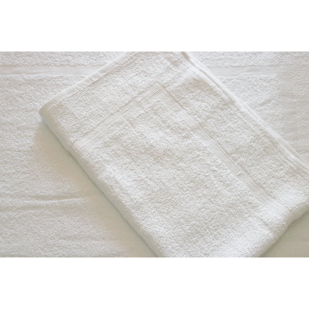 1 new white cotton hotel seville and home bath mats size 20x30 100% cotton